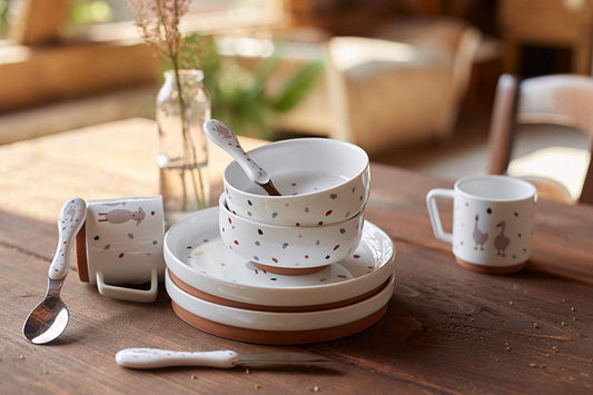 LASSIG Tiny Farmer set de vaisselle en porcelaine