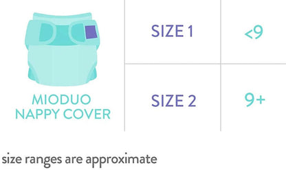 BAMBINO MIO otulacz na pieluchę <9kg biedronki, rozmiar 1, różowy nappy cover
