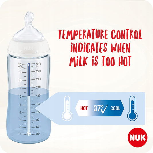 NUK set de biberons Perfect Start contrôle de température 9 pièces.