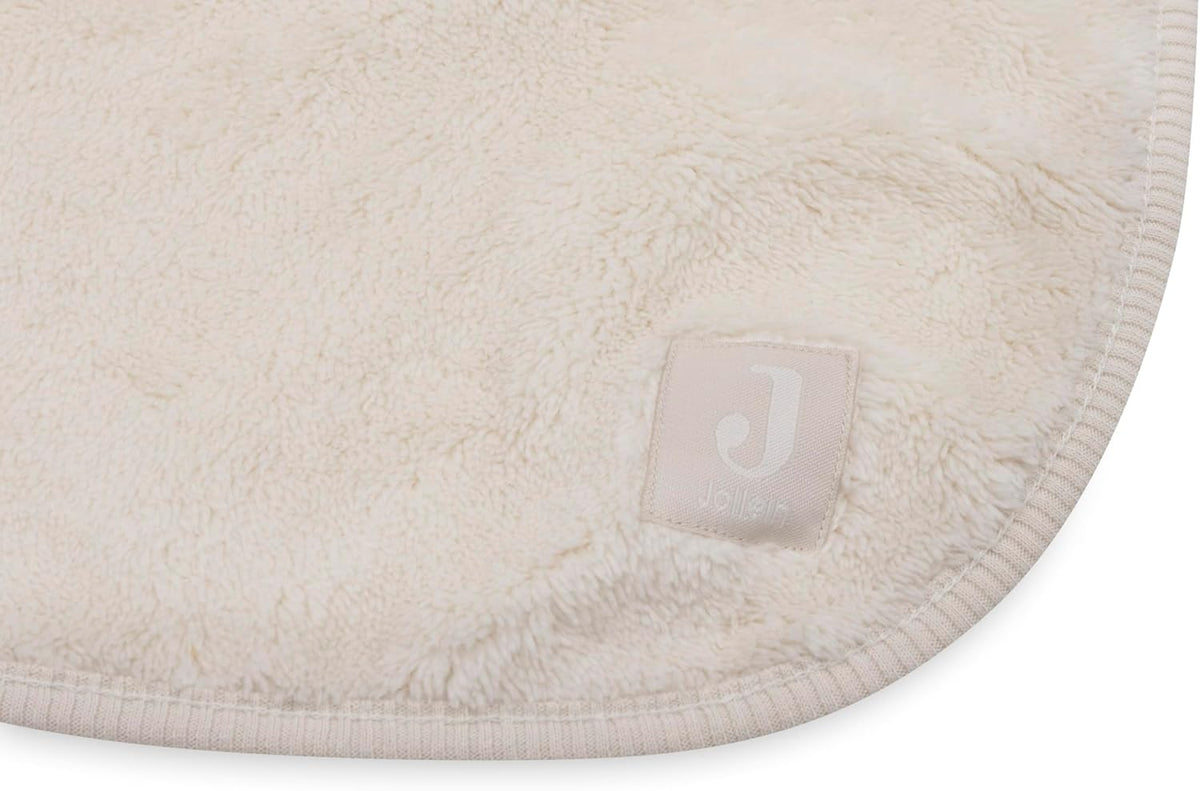 JOLLEIN Basic kocyk Jersey/Sherpa 75x100 cm Oatmeal – zdjęcie 2