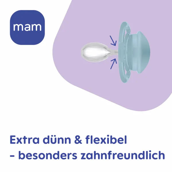 MAM Perfect silicone pacifier 16m+ x2