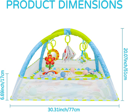 DR.RAPETI educational play mat with toys