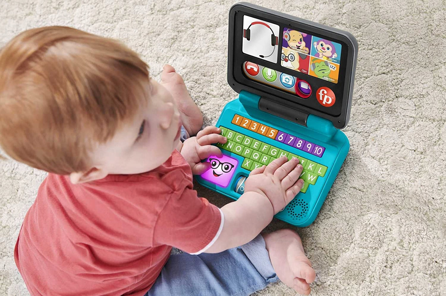 FISHER-PRICE interaktív laptop NÉMET NYELVŰ 6 hó+
