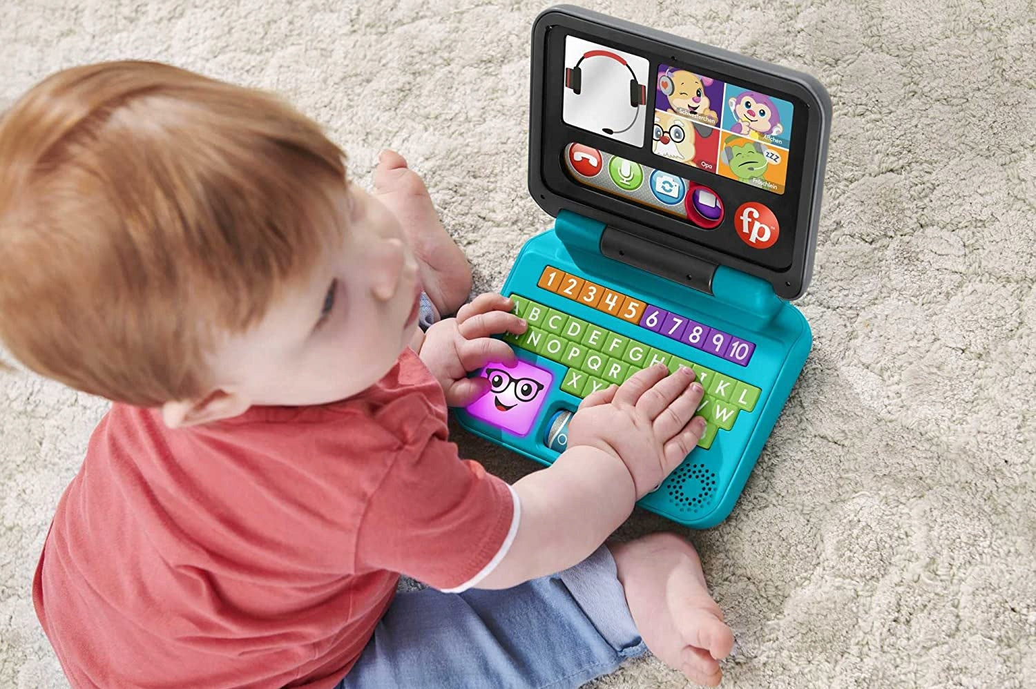 FISHER-PRICE interaktív laptop NÉMET NYELVŰ 6 hó+