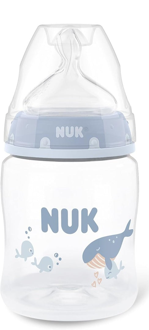 NUK First Choice+ Flasche 150 ml Sauger S langsamer Durchfluss 0+