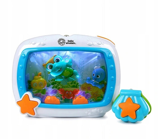 BABY EINSTEIN Mořské sny hrací skříňka + dálkové ovládání