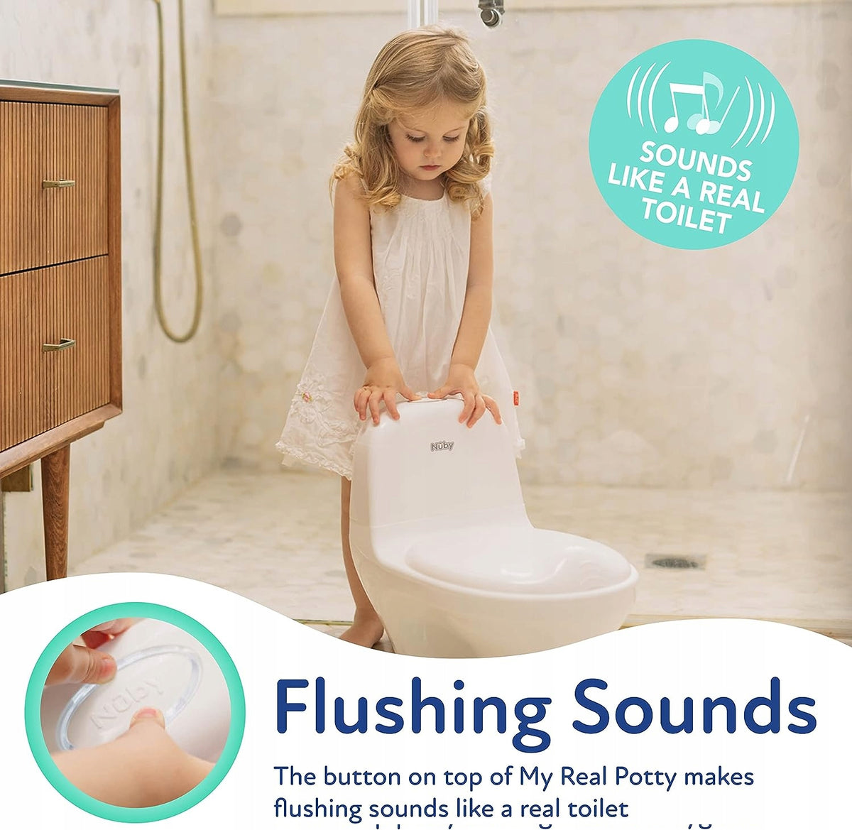 NUBY DR.TALBOTS interactive potty My First Toilet