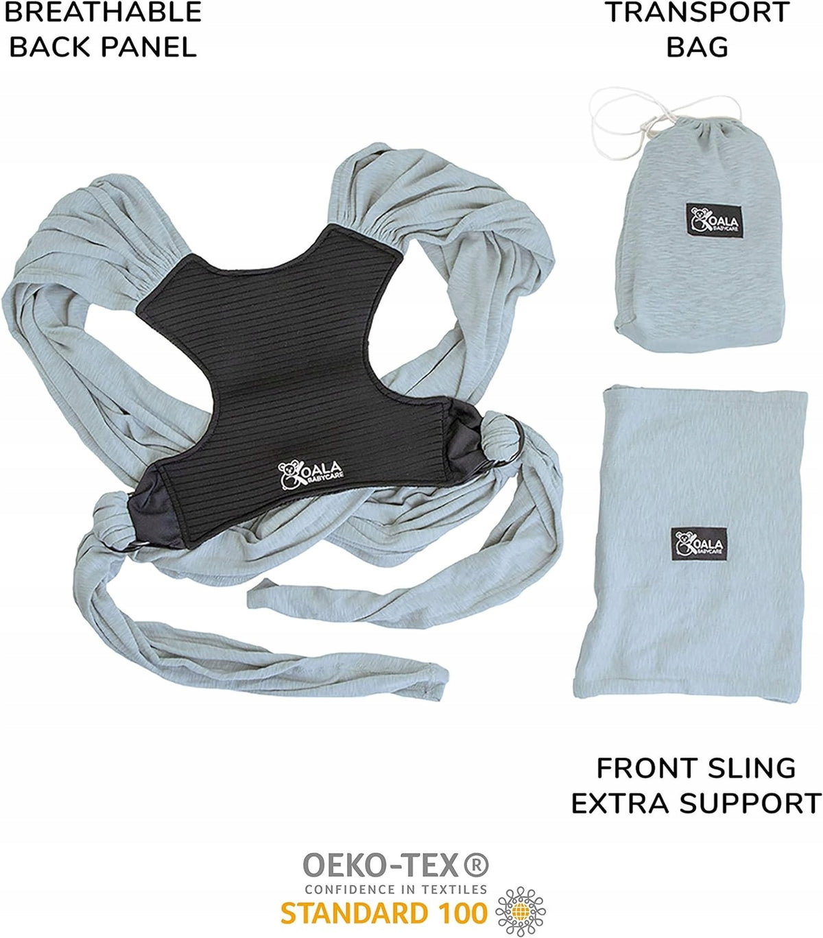 Lenço de porte KOALA BABYCARE 2 em 1