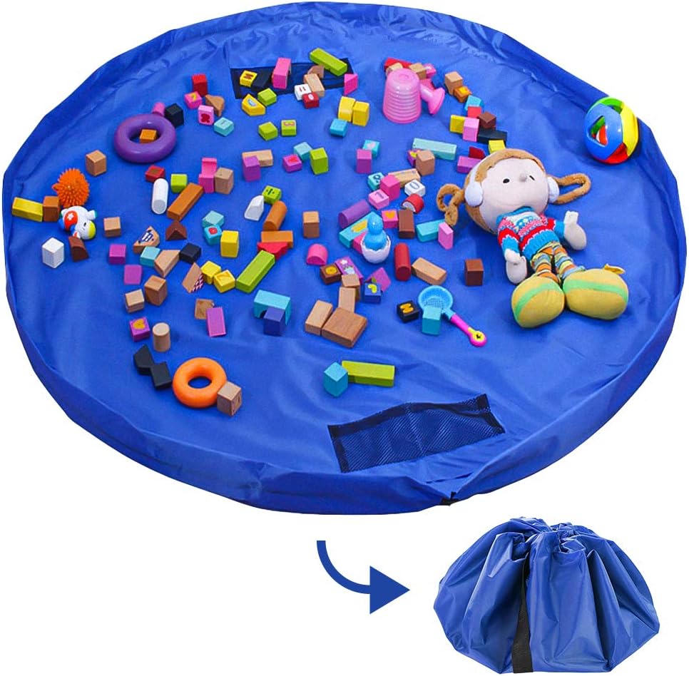 play mat with toy storage bag function dimensions 150 cm - diameter