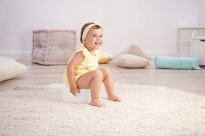 ROTHO Bella Bambina nocnik 6 m+ dla dziecka, wygodny i stabilny nocnik w kolorze niebieskim