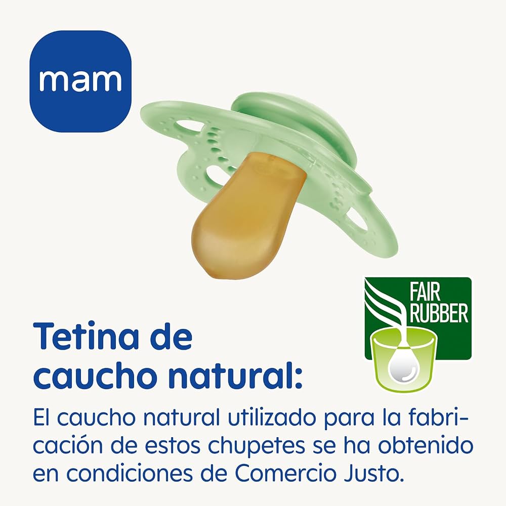 MAM Original latex pacifier 16m+ x2