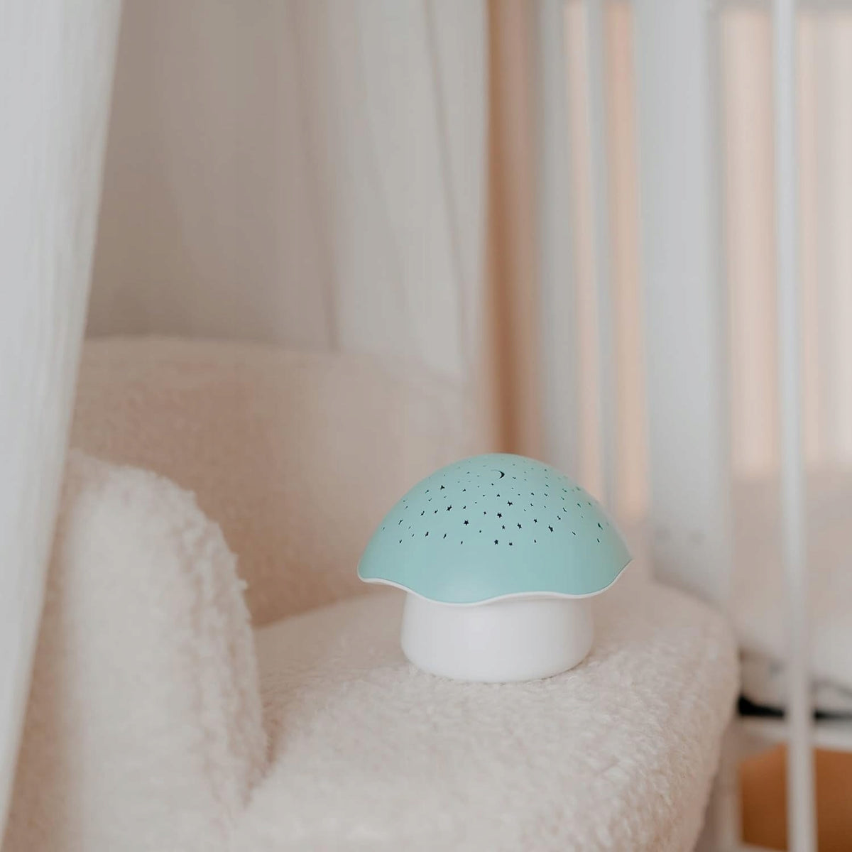PABOBO Mushroom star projector with melodies and cry sensor GRZYBEK