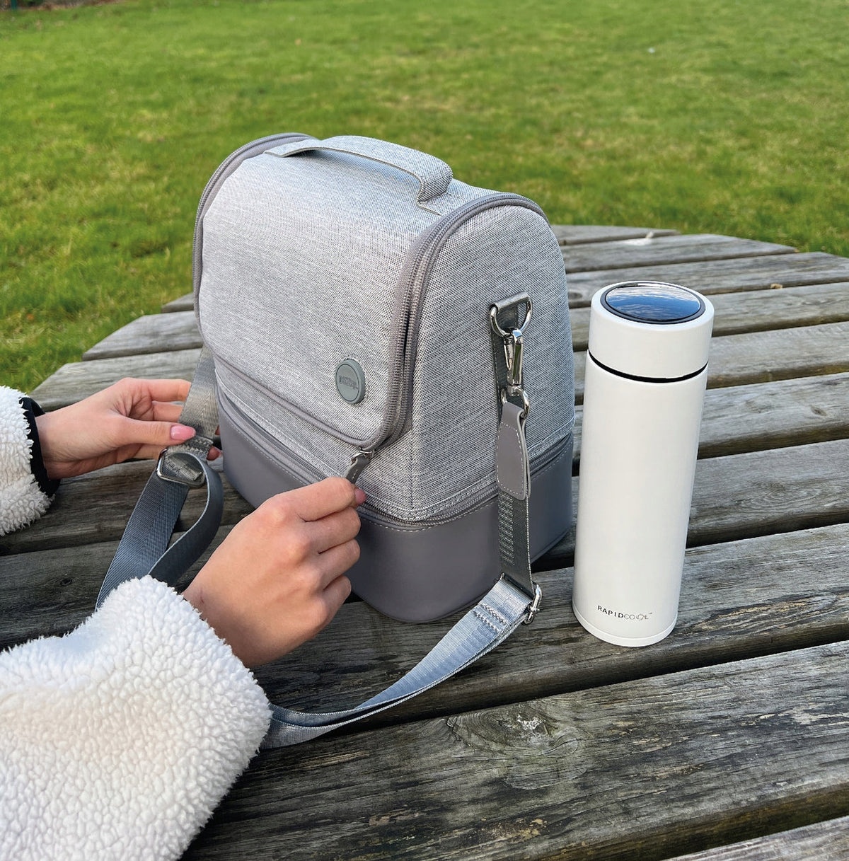 NUBY RapidCool cooling thermos for preparing milk