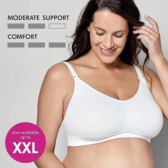 MEDELA KEEP COOL ULTRA nursing bra + XL nursing pads