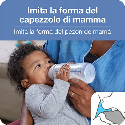 NUK sada NO COLIC 4 lahvičky košík KONTROLA TEPLOTY