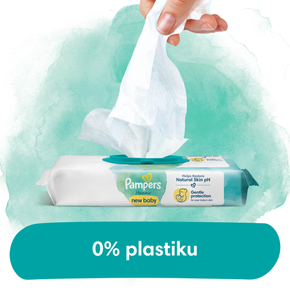 PAMPERS HARMONIE vlhčené ubrousky NEW BABY x46