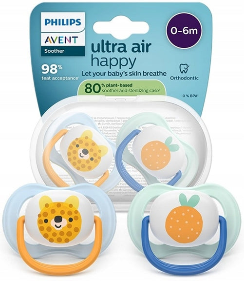 PHILIPS AVENT Ultra Air soothers x2