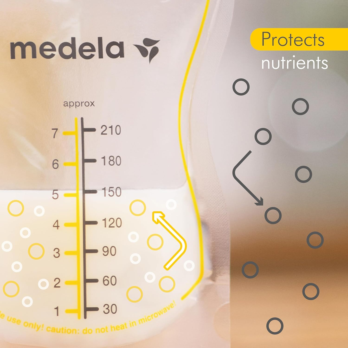 MEDELA Easy Pour Breastmilk storage bags x50