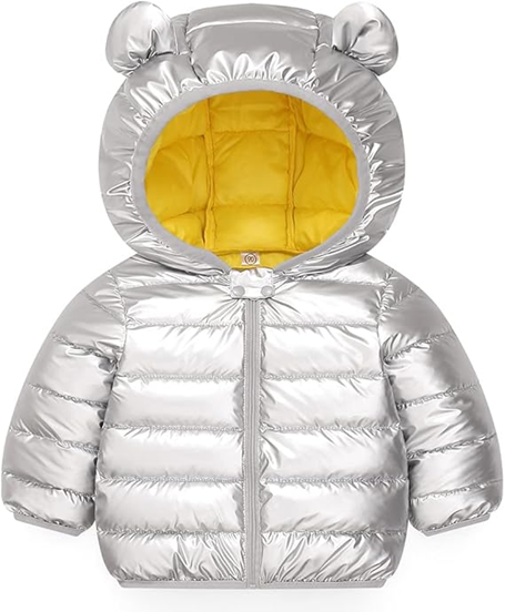 JIAMY lightweight quilted jacket with ears