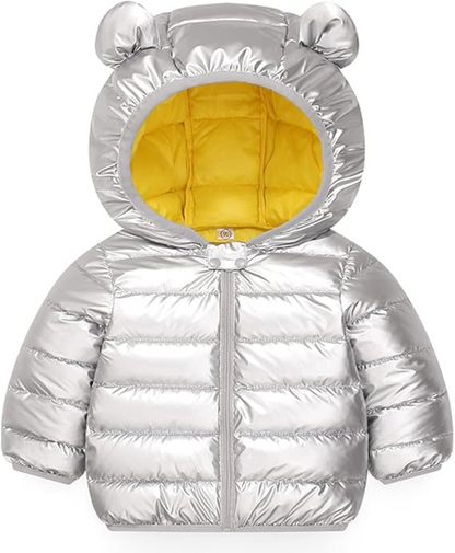 JIAMY lightweight quilted jacket with ears