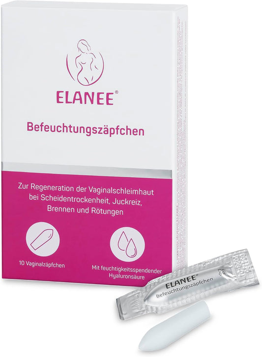 ELANEE hormone-free moisturizing vaginal globules x10