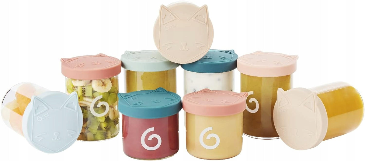 BABYMOOV ISY BOWLS recipiente din STICLĂ 6x250 3x120