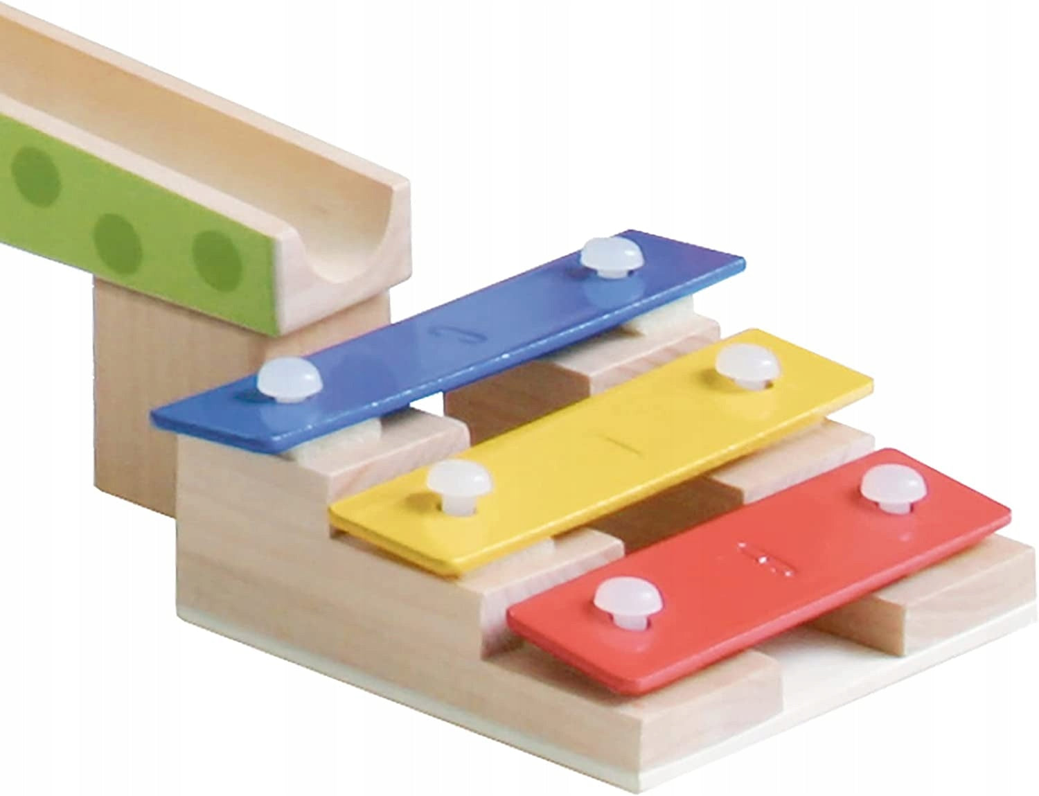 ROBA wooden marble run building blocks, 100 pcs.