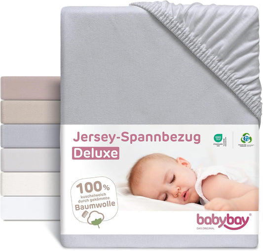 perfect fit for the babybay Original cot 81 x 42 cm 100% combed cotton with high durability