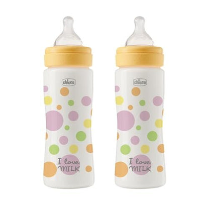 CHICCO Perfect Easy lahve 330 ml rychlý průtok 2 ks.
