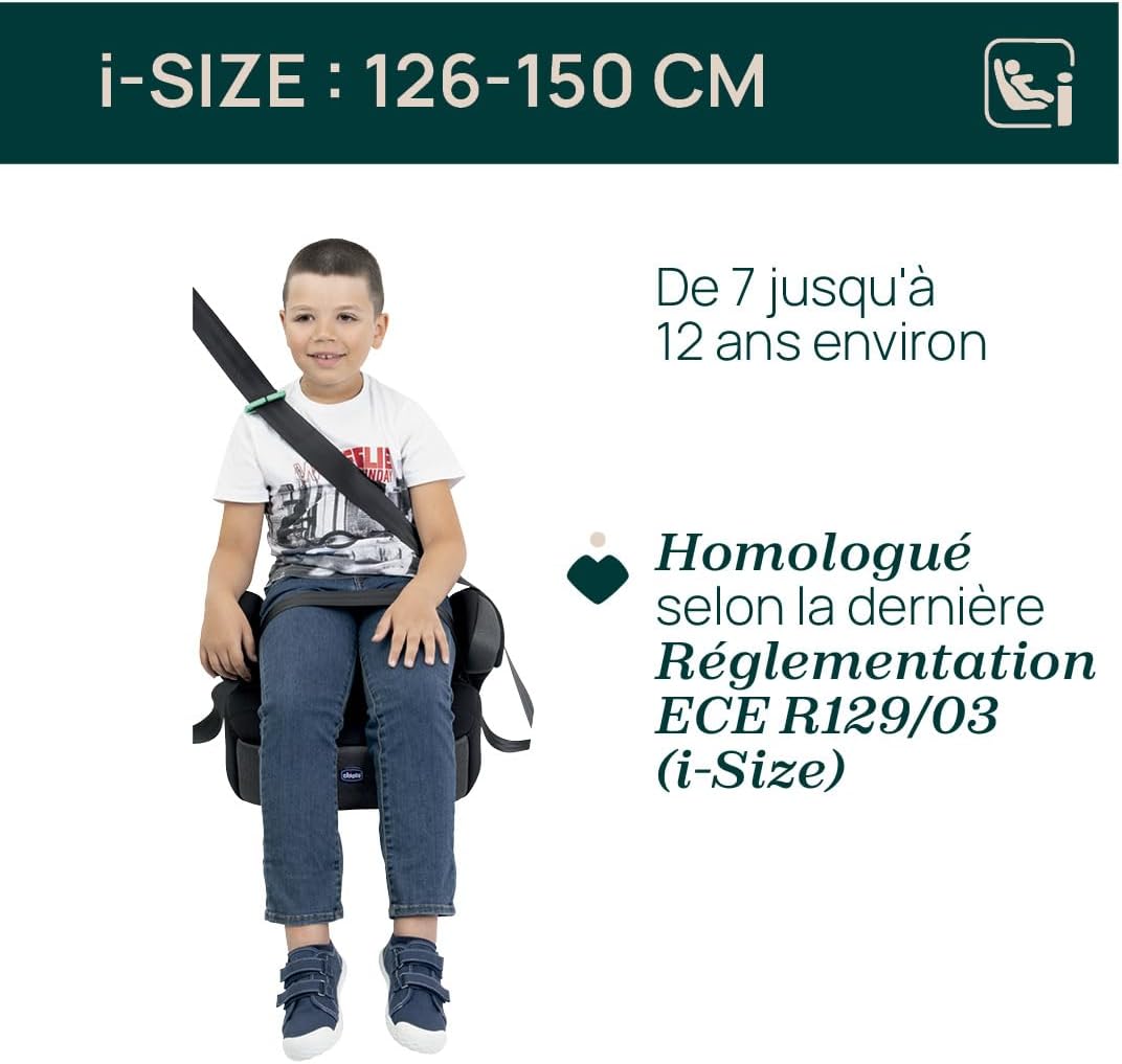 CHICCO Quasar Fix i-Size autosedačka podsedák 126-150cm