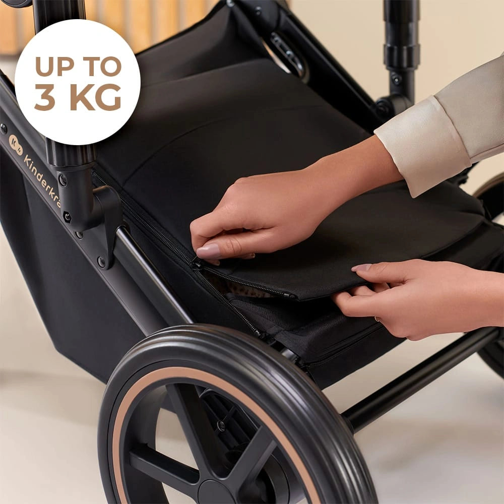 KINDERKRAFT PRIME2 PRO 3v1 multifunkční kočárek do 22kg + autosedačka MINK PRO