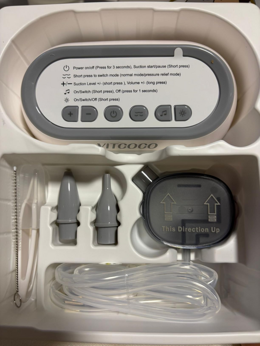 VITCOCO elektromos orrszívó éjszakai fénnyel