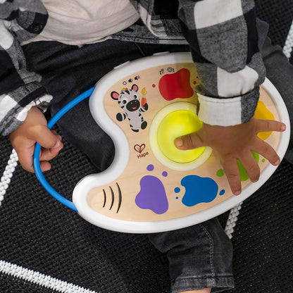 HAPE Magic Touch hudební malířská paleta ve 3 jazycích 17,5 x 27 cm