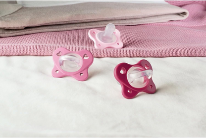 CHICCO Physioforma DUAL SOFT soothing silicone pacifiers x2