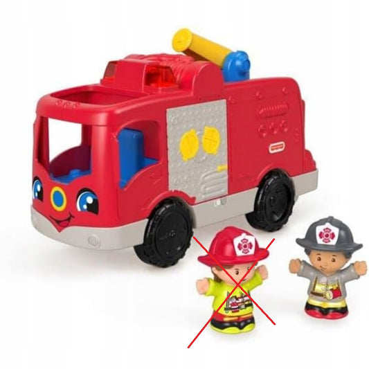 FISHER-PRICE GXR77 hasičské auto + 1 figurka NĚMECKÝ JAZYK