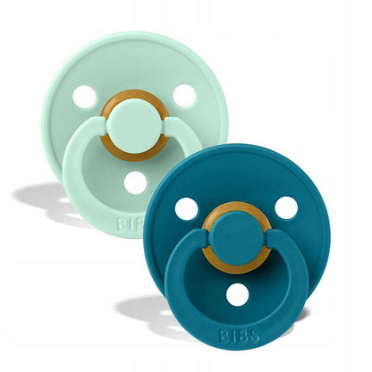 BIBS COLOUR 2er-Pack Beruhigungssauger aus Kautschuk ab 6 Monaten