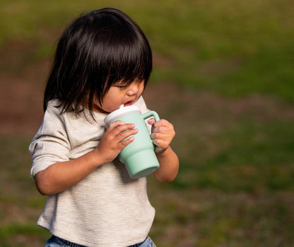 INFANTINO My 1st Tumbler silicone sippy cup with spout 266 ml 6 m+