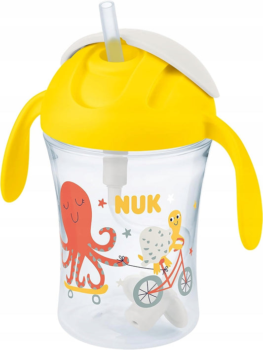 NUK Motion Cup NEKAPEK s elastickým brčkem 8 m+