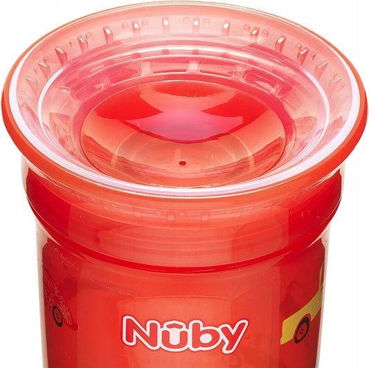NUBY Sipeez HRNEK NEKAPEK 300 ml náustek 360 stupňů AUTA 1 kus