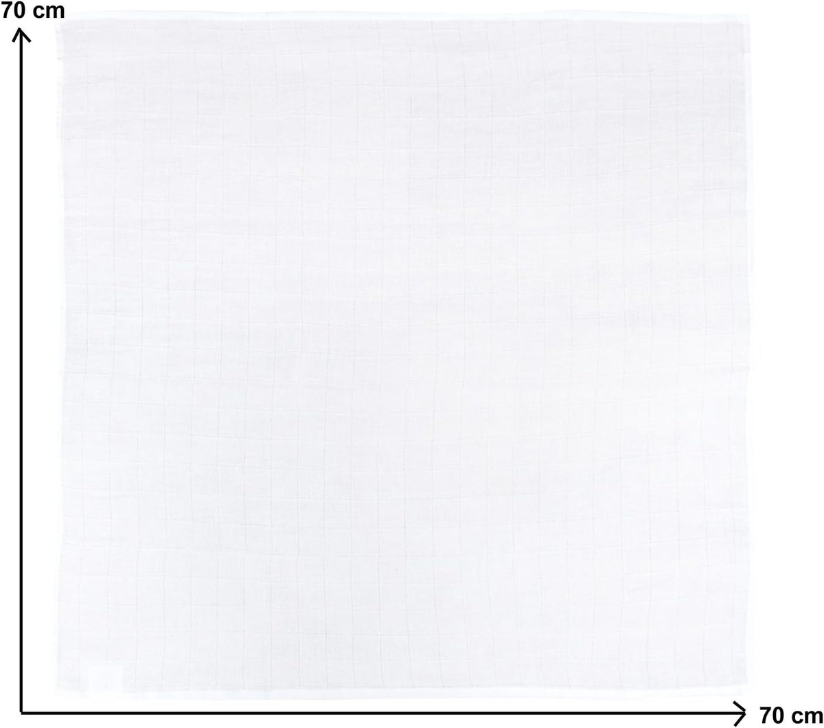 NATUREMARK mušelínové pleny 70cm x 70cm x9ks