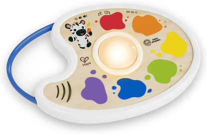 HAPE Magic Touch hudební malířská paleta ve 3 jazycích 17,5 x 27 cm