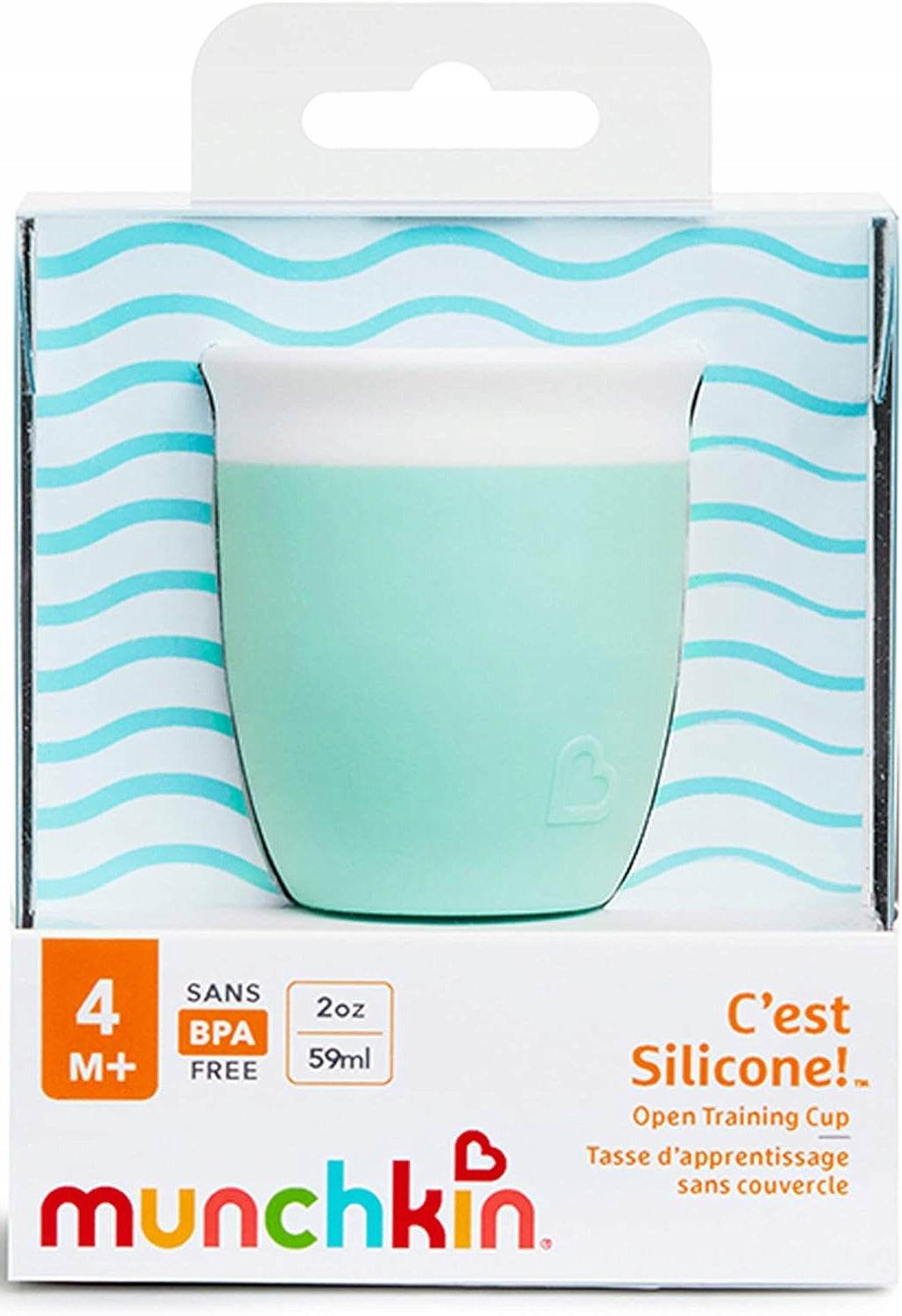 MUNCHKIN C'est Silicone! otevřený hrníček 360 4m+ 60ml