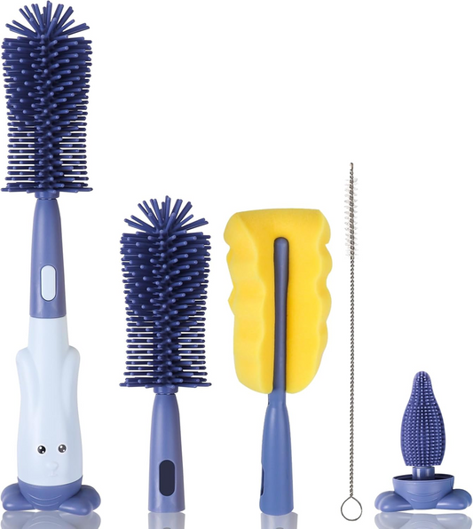 ABIRDON 3in1 bottle, nipple, and straw cleaning brushes