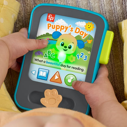 FISHER-PRICE JFK28 Puppy’s Learning Story Reader in 3 languages