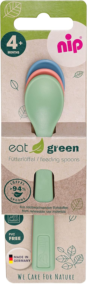 NIP Eat Green set of 3 spoons