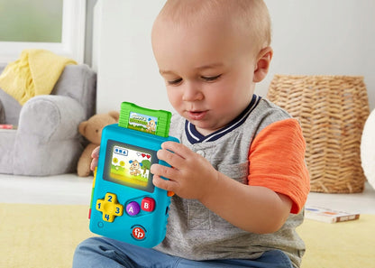 FISHER-PRICE Lil Gamer interaktiv retro konsol J. TYSK
