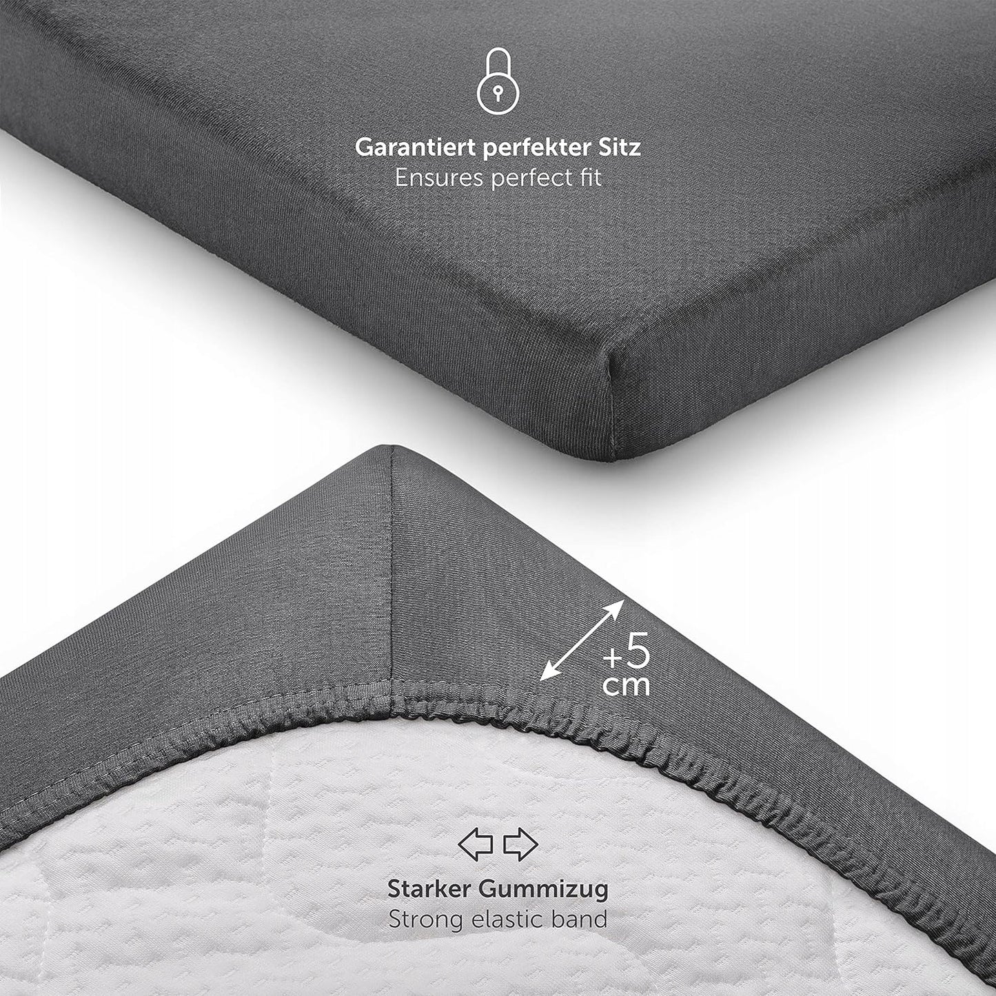 LALENI cross-bed with elastic band x2