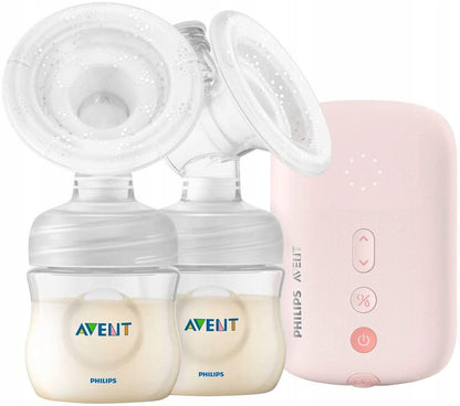 PHILIPS AVENT SCF397/11electric double breast pumpcolour pinkdimensions approx. 10 x 20 x 27 cmweight approx