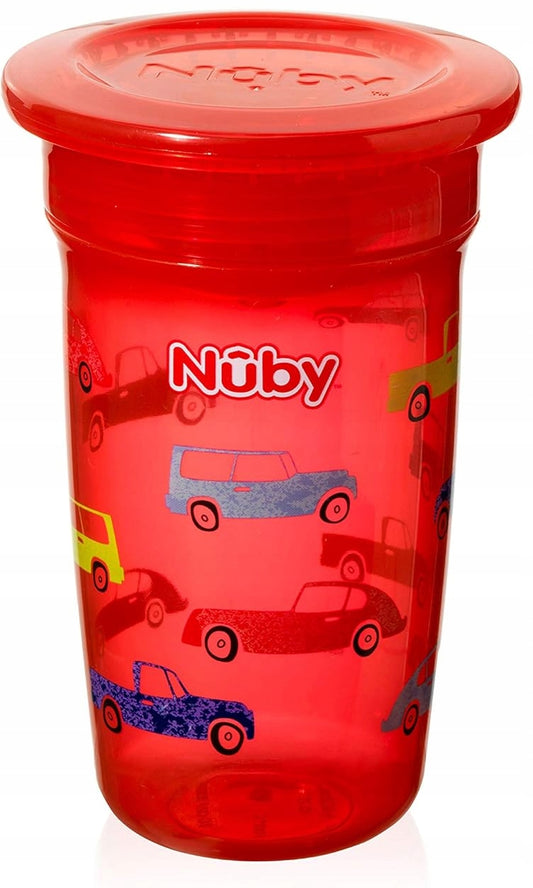 NUBY Sipeez HRNEK NEKAPEK 300 ml náustek 360 stupňů AUTA 1 kus