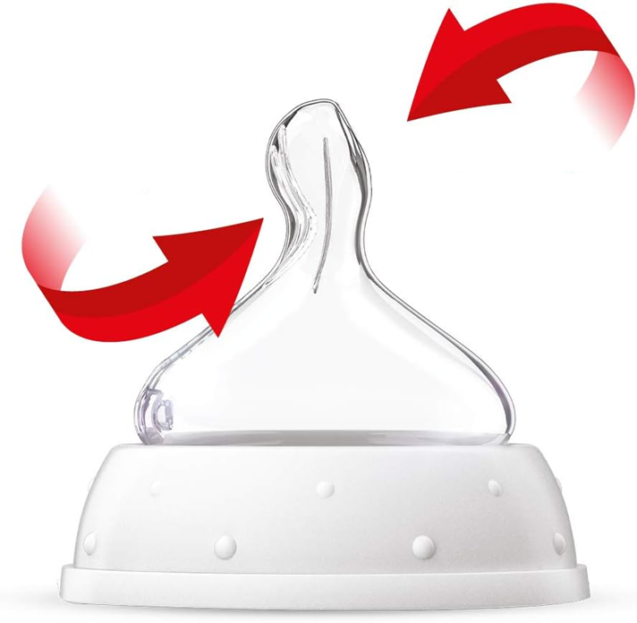NUK First Choice+ 300 ml bottle, M medium-flow teat, temperature indicator – product image 2